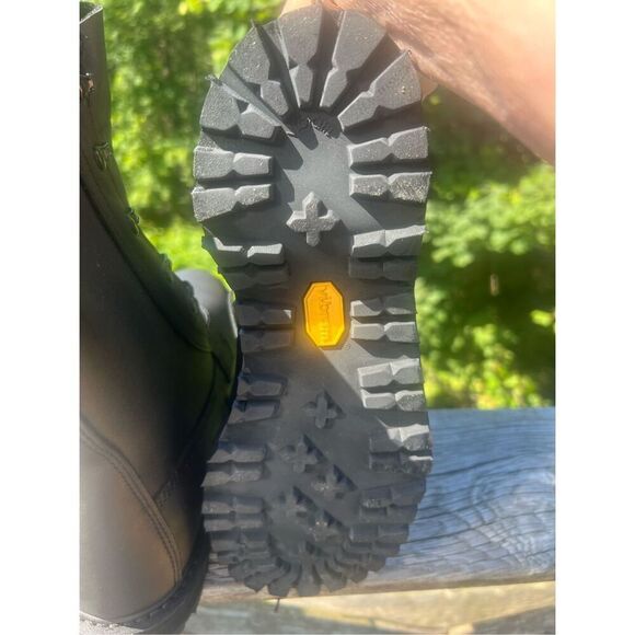 Military Combat Cold/Wet Boots Men's Sz 7.5 Black Leather Vibram Soles NWT - Picture 4 of 8